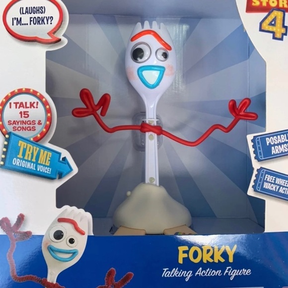 Disney Toy Story 4 Forky talking action figure New - Picture 2 of 5